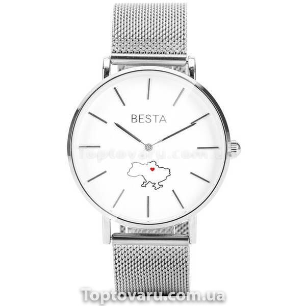 Часы женские Besta Love UA Silver 14817 фото