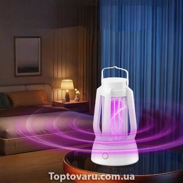 Ловушка-уничтожитель насекомых Mosquito Killer Lamp for Camping Белый 34703 фото