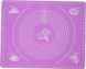 Кондитерский силиконовый коврик для раскатки теста 40 на 30см Фиолетовый 11579 фото 1