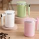 Кружка-мешалка с датчиком температуры и экраном на ручке Auto Stirring Mug Салатовая 25198 фото 6