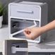 Полиця тримач для туалетного паперу настінна 96-20-8PCS Сіра 22239 фото 6