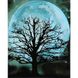 Картина за номерами Strateg ПРЕМІУМ Місячне деревоStrateg розміром 40х50 см (SY6897) SY6897-00002 фото 1