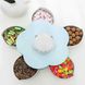 Вращающаяся складная одноярусна конфетница Flower Candy Box для конфет и фруктов 2596 фото 2