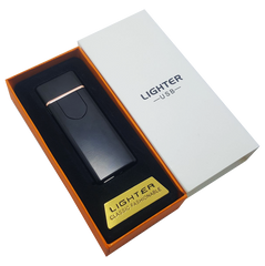 Спіральна сенсорна електрична запальничка Lighter USB Black (JL-705) NEW фото