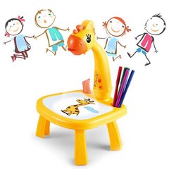 Детский стол для рисования со светодиодной подсветкой Project Painting Желтый
