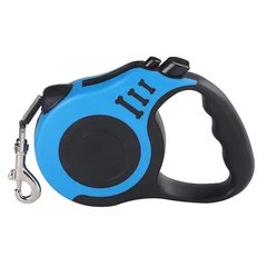 Автоматичний висувний повідець рулетка для прогулянок із собаками 5м Синій 13374 фото
