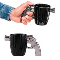Чашка с ручкой в форме "Револьвера" 3D 380мл 6785 фото
