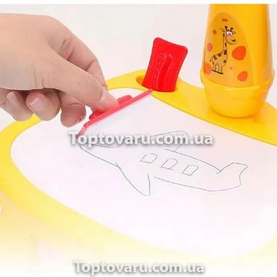 Дитячий стіл для малювання зі світлодіодним підсвічуванням Project Painting Жовтий 7324 фото