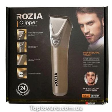 Машинка для стрижки волос Rozia HQ-230 Золотистая 2209 фото
