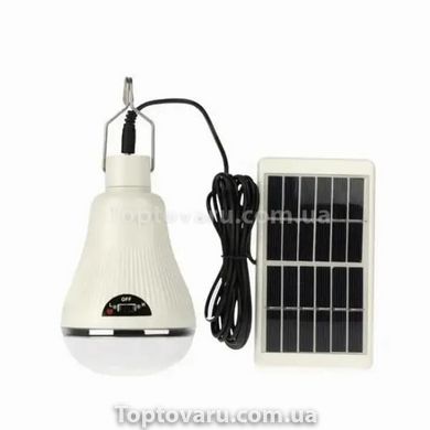 Портативная аккумуляторная LED лампа GR 6028 с солнечной панелью 9640 фото