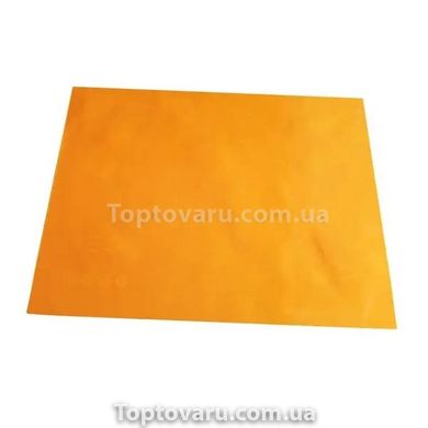 Кондитерский силиконовый коврик для раскатки теста 40 на 30см Оранжевый 11580 фото