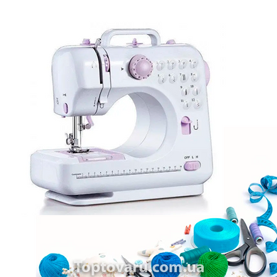 Домашняя швейная машинка FHSM-505 12 в 1 6V 8658 фото