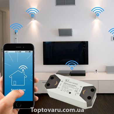 Розумне реле WI-FI Smart Home 10A 100-240В 6864 фото