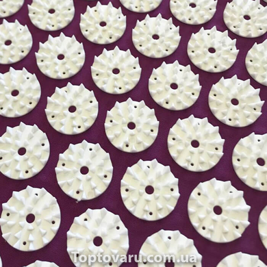 Акупунктурний масажний килимок Acupressure Mat Bed or of Nails Фіолетовий 4299 фото
