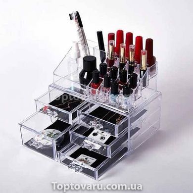 Акриловий органайзер Cosmetic Storage Box для косметики на 5 секцій 13816 фото