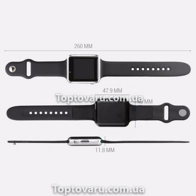 Розумний годинник Smart Watch А1 silver 200 фото