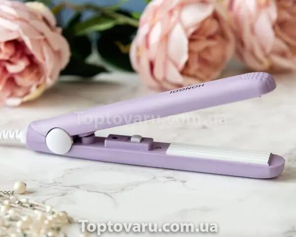 Мини плойка гофре сиреневая Make Time Hongdi RN 118 10554 фото
