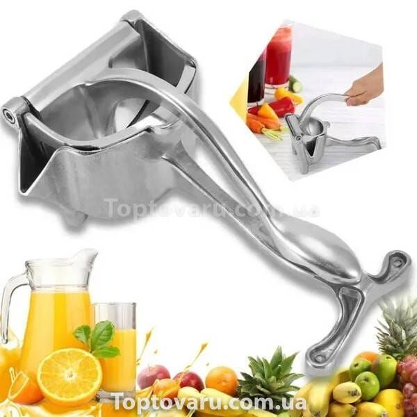 Соковыжималка ручная для фруктов с зажимом Hand Juicer Big 24304 фото