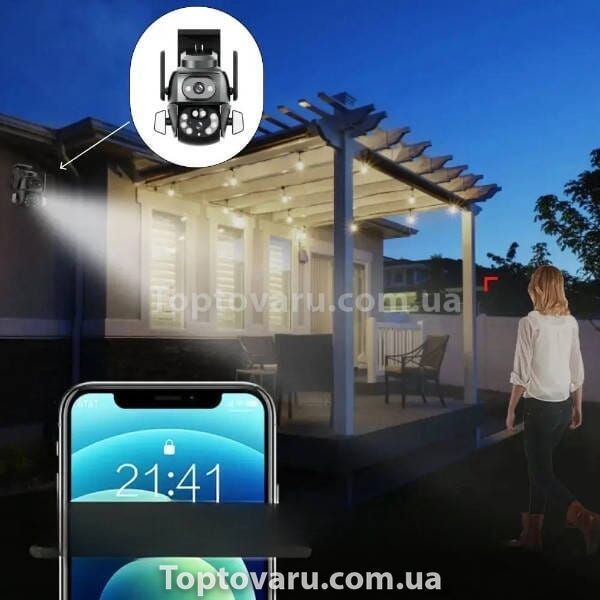 Камера уличная робот WIFI DOUL CAM Q 821 CareCamPro Черная 21566 фото