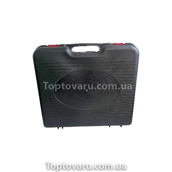 Пальник-плитка газова туристична у валізці Portable Gas Stove NAVI Чорна 33554 фото