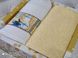 Рушники кухонні Pamukoren yellow 40х60см набір 2шт (вафельне, махра) у подарунковій упаковці 16884 фото 1