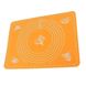 Кондитерский силиконовый коврик для раскатки теста 40 на 30см Оранжевый 11580 фото 1