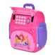 Детский рюкзак-сейф с кодовым замком, купюроприемником и отпечатком пальца Розовый 14494 фото 2