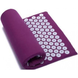 Акупунктурный массажный коврик Acupressure Mat or Bed of Nails Фиолетовый 4299 фото 5