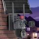 Камера відеоспостереження зовнішня з 3 об'єктивами IP WiFi PTZ 12mp Чорна 29206 фото 7