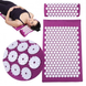 Акупунктурный массажный коврик Acupressure Mat or Bed of Nails Фиолетовый 4299 фото 1