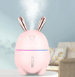 Увлажнитель воздуха и ночник 2в1 Humidifiers Rabbit Розовый 3400 фото