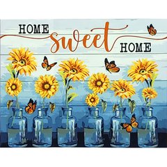 Картина за номерами Strateg ПРЕМІУМ Sweet Home з лаком розміром 40х50 см (SY6714) SY6714-00002 фото