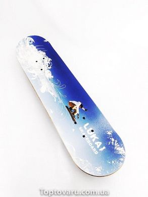 Скейтборд трюковый двусторонний 3108YS-1 (Канадский клен) Lukai Skateboard 1848 фото