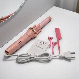 Плойка автоматическая для создания локонов hair curler AND LY-884 Розовая 26002 фото