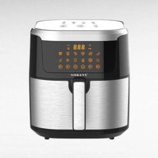 Аэрофритюрница 8,8л 80&ndash;200&deg; 2000Вт CSokany SK-10037 Серая 30115 фото