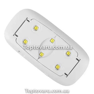 Лампа для гель лака 6W LED UF SUN mini Белая 8758 фото