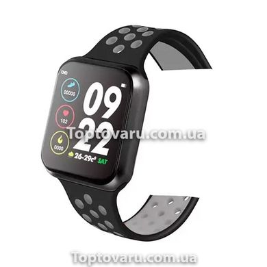 Смарт годинник Smart Watch F8 Сірий ремінець 8621 фото