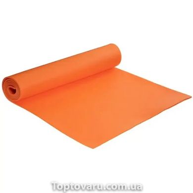 Коврик для йоги и фитнеса TK Sport Оранжевый 12761 фото