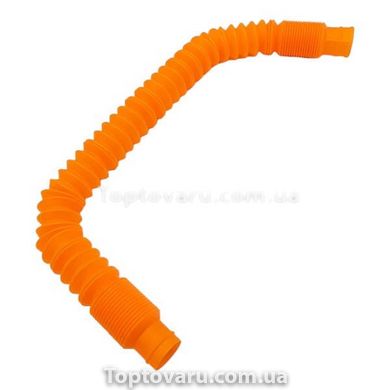 Развивающая детская игрушка антистресс Pop Tube 20 см Оранжевая 15354 фото