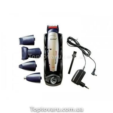 Машинка для стрижки волос Kemei LFQ-KM-560 3 Вт 6 в 1 с подставкой 11432 фото