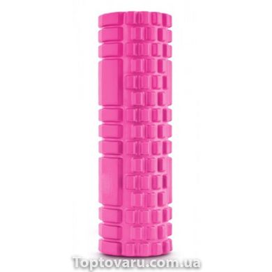 Ролик масажний для йоги, фітнесу (спини і ніг) OSPORT (30*9 см) Рожевий 2429 фото