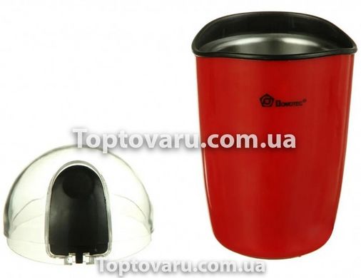 Кофемолка электрическая Domotec MS-1306 Красная 220V/200W 5789 фото