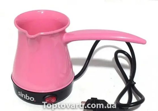 Турка электрическая Sinbo SCM-2928 0,4л 1000Вт Розовая 11318 фото