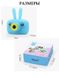 Детский фотоаппарат Baby Photo Camera Rabbit с автофокусом Х-500 Голубой + Подарок Пластилин 3526 фото 2
