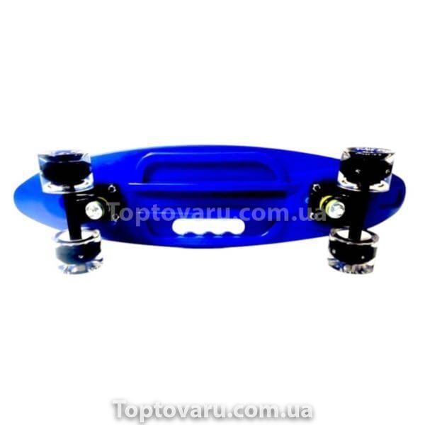Пенні борд із колесами, що світяться PU Penny Board Scale Sports Universe Синя галактика 27411 фото