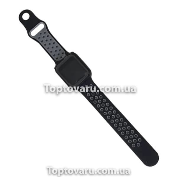 Смарт годинник Smart Watch F8 Сірий ремінець 8621 фото