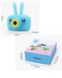 Дитячий фотоапарат Baby Photo Camera Rabbit з автофокусом Х-500 Блакитний + Подарунок Пластилін 3526 фото 3