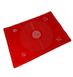 Кондитерский силиконовый коврик для раскатки теста 40 на 30 см Красный 3903 фото 2