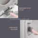 Щётка для унитаза силиконовая плоская Toilet Brush Розовая 12825 фото 4