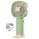 Вентилятор настільний міні ручний акумуляторний USB Handheld fan AND LY-838 KLW-F8 Зелений 26596 фото 1